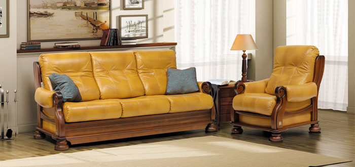 диван-кровать палермо в коже 